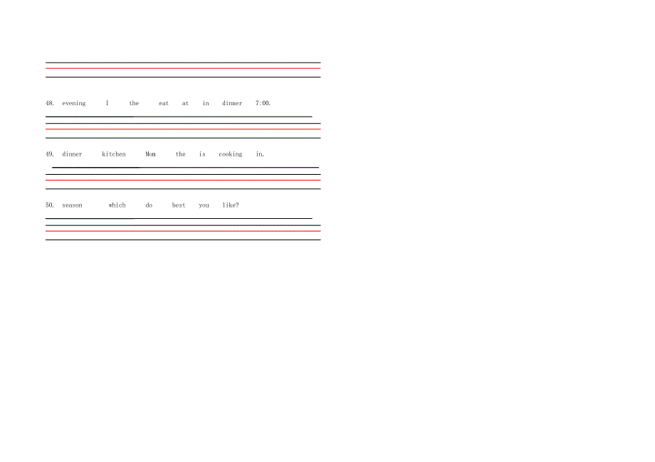 小学英语连词成句_第4页