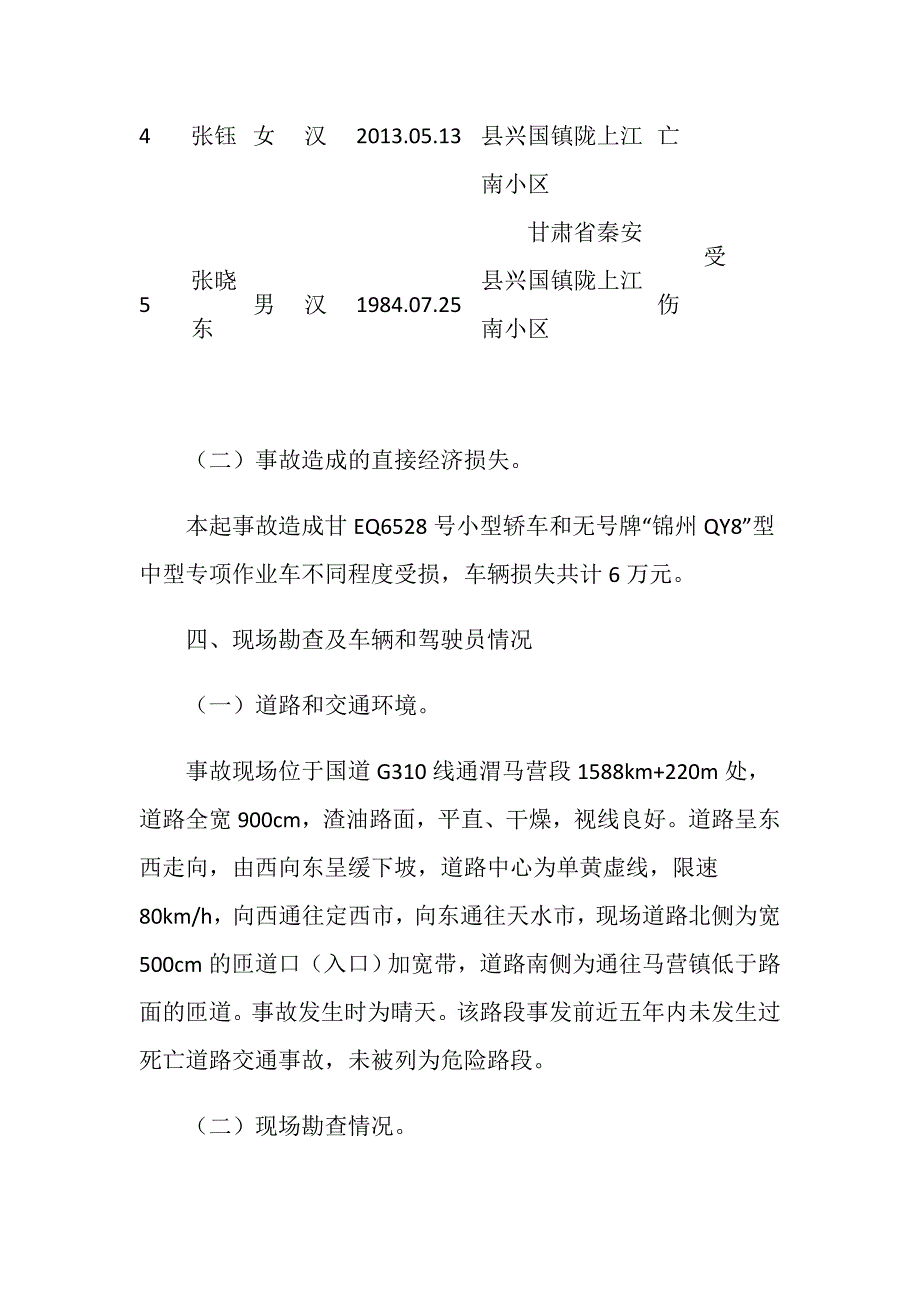 国道G310线通渭马营段“10&amp;#183;04”较大道路交通事故调查报告_第4页