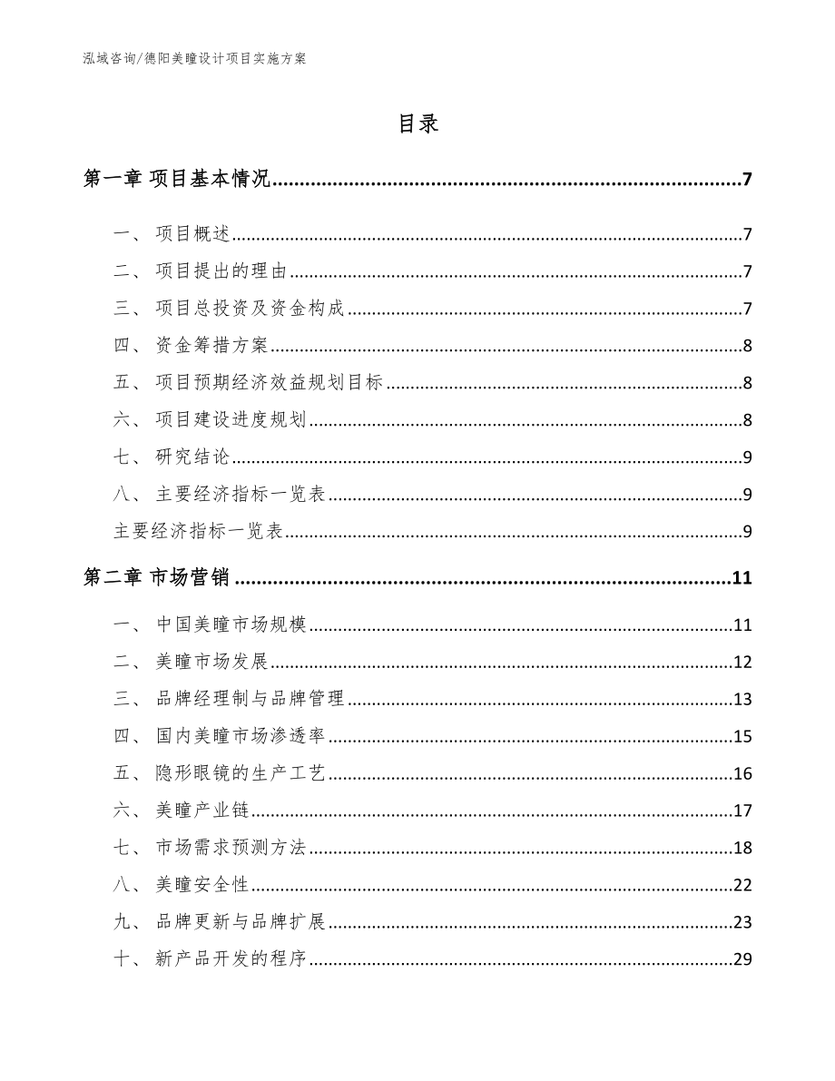 德阳美瞳设计项目实施方案_第2页