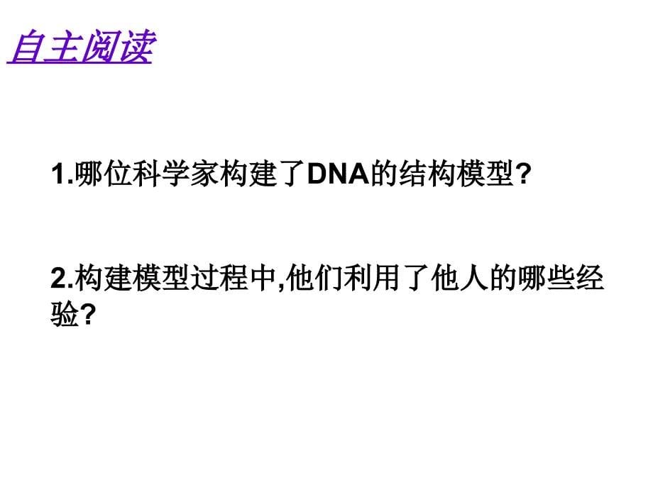 《DNA分子的结构》PPT课件_第5页