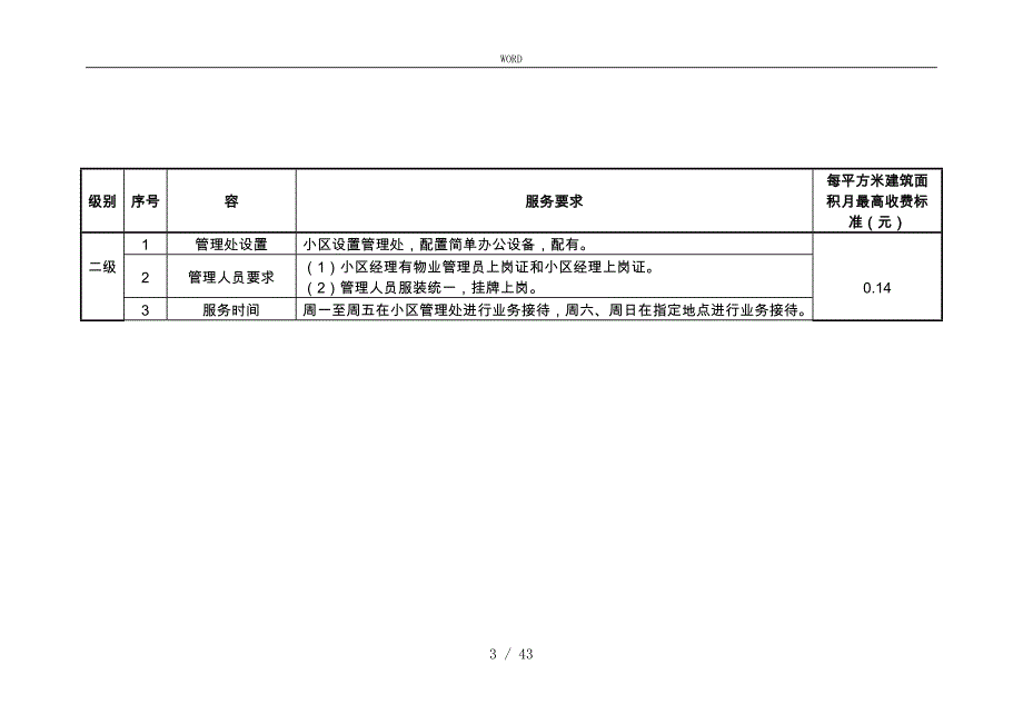 上海住宅物业服务分等收费规范标准_第4页