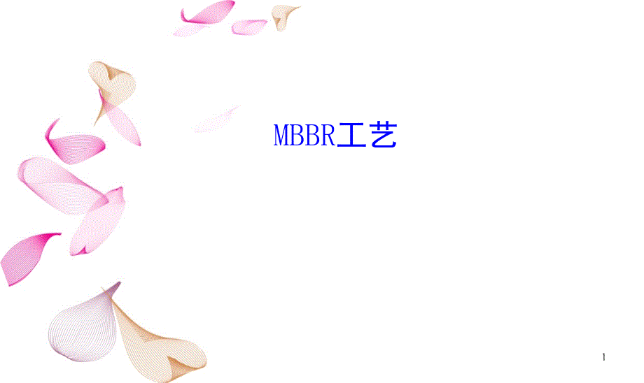 MBBR污水处理工艺课堂PPT_第1页