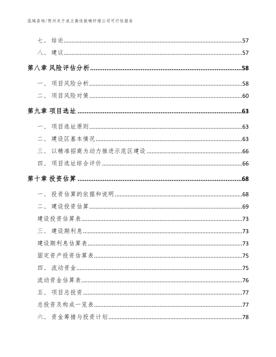 贺州关于成立高性能碳纤维公司可行性报告（模板）_第4页