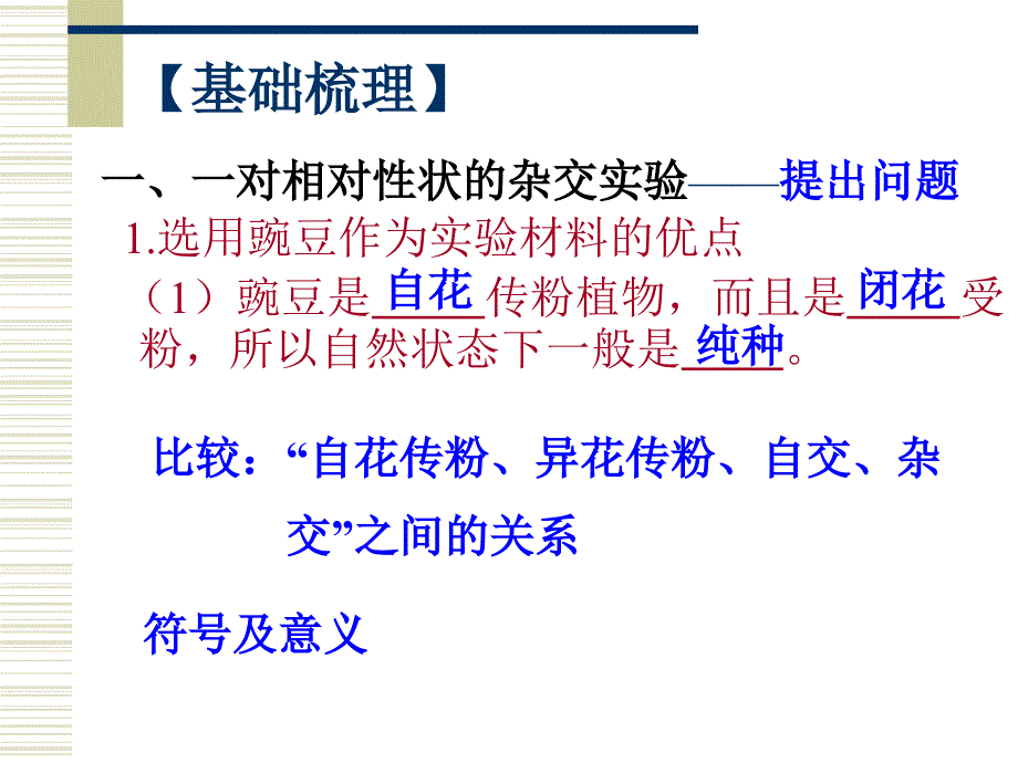 高中生物必修二孟德尔的豌豆杂交实验一_第3页