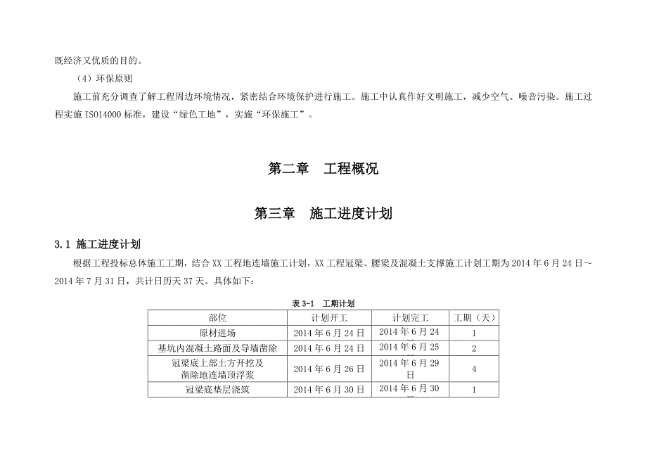 冠梁腰梁及钢筋混凝土支撑施工方案新_第3页