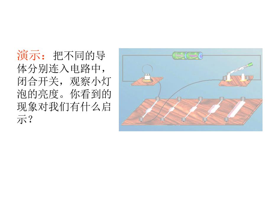 初中三年级物理上册第十二章探究欧姆定律121怎样认识电阻第一课时课件_第3页