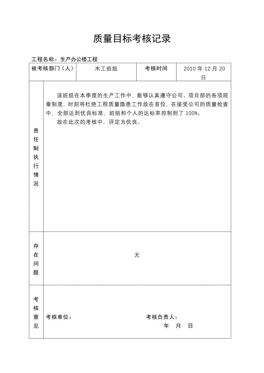 16质量责任目标考核记录_第5页