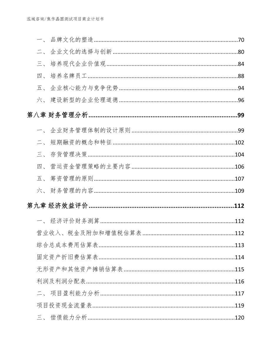 焦作晶圆测试项目商业计划书_第3页