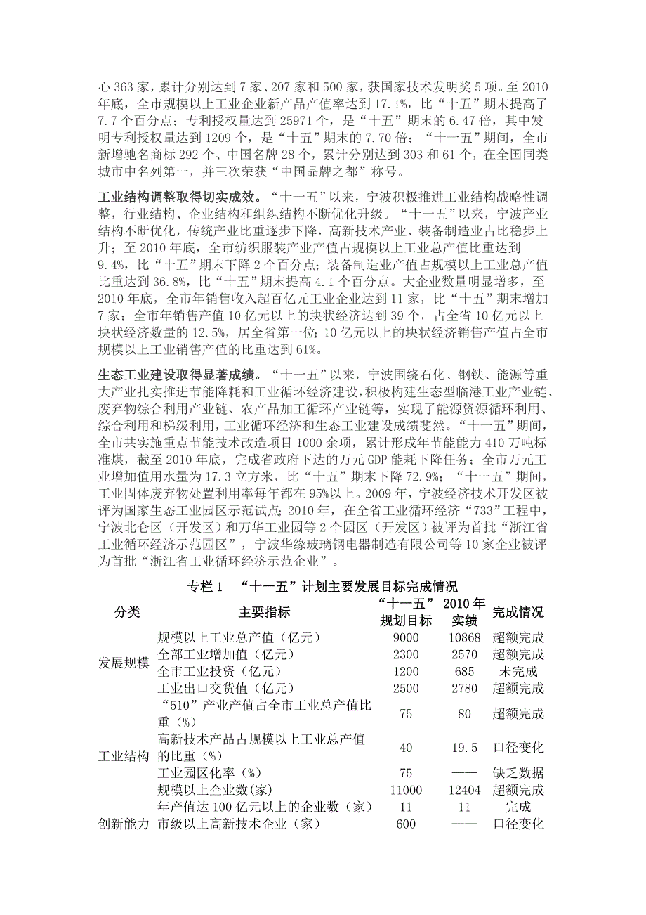 宁波市工业转型升级十二五总体规划_第3页