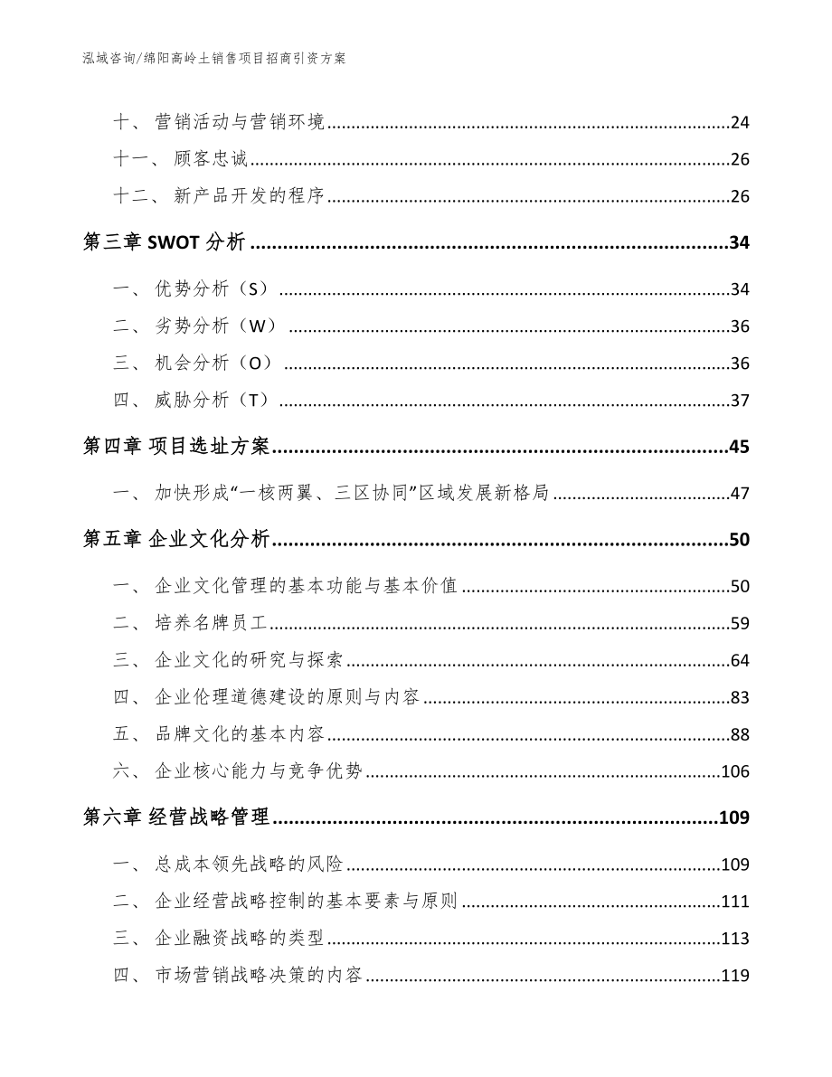 绵阳高岭土销售项目招商引资方案_第2页