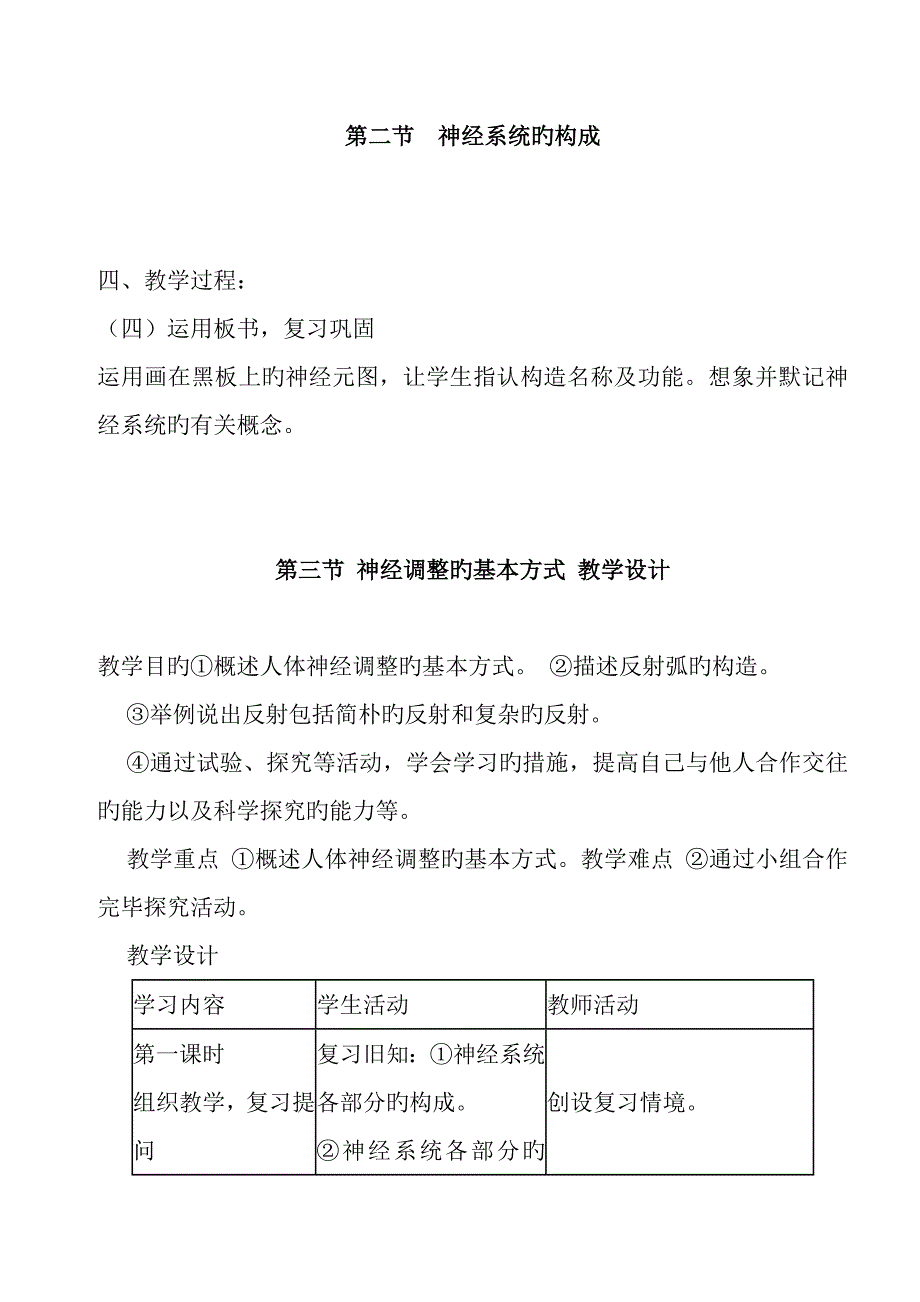 第一节人体对外界环境的感知_第1页