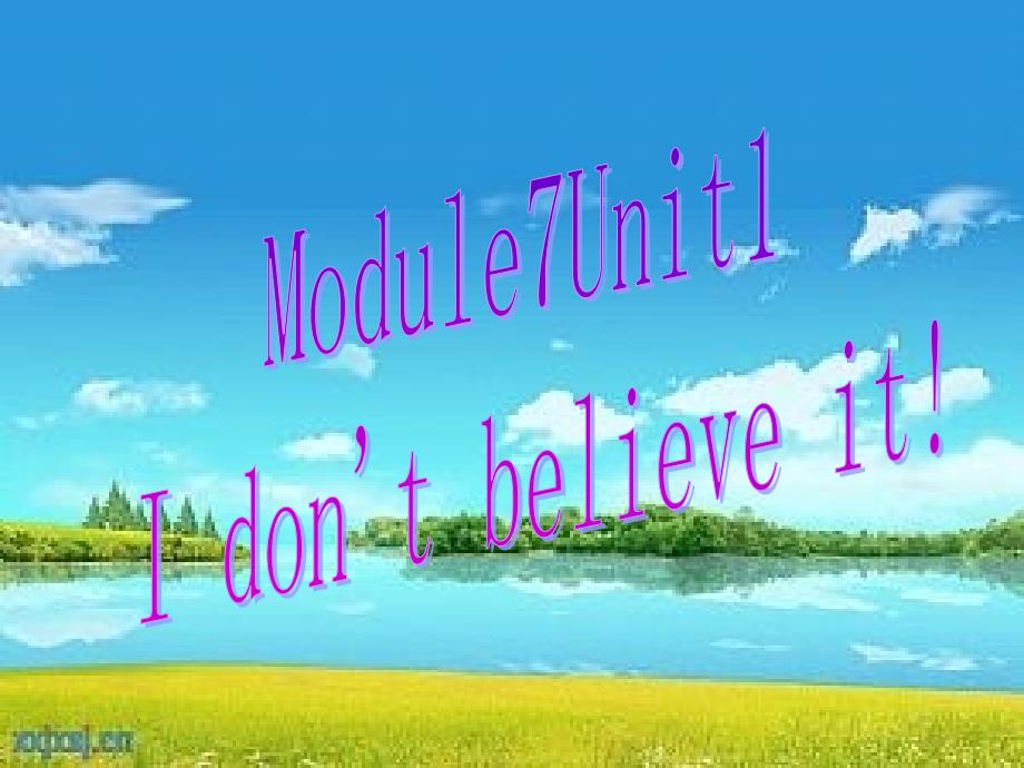 I_don&#39;t_believe_it公开课_第1页