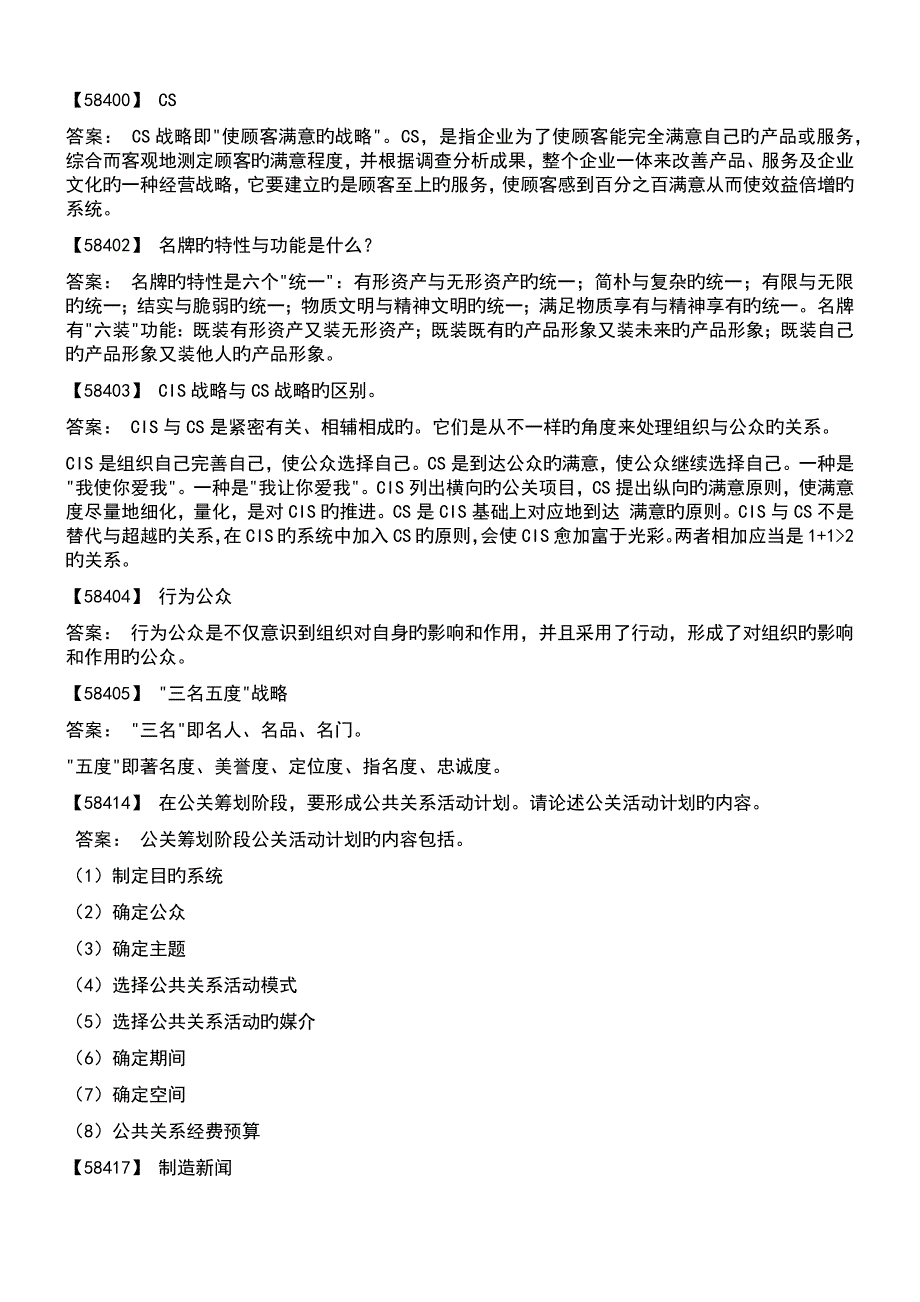公共关系作业大网校试题及答案_第1页