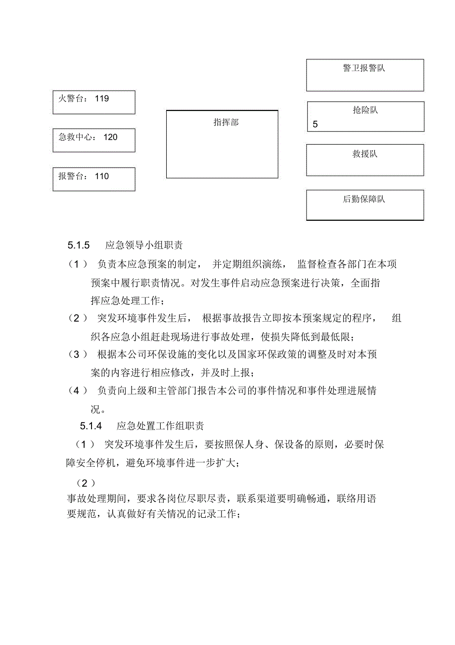 公司环境安全应急处置预案_第4页