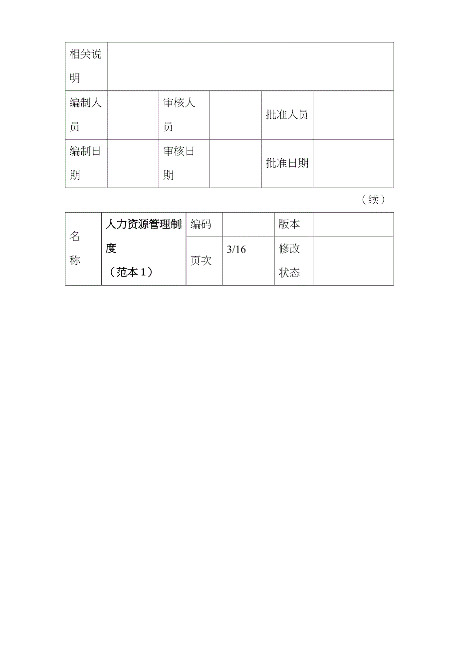 【人事制度】人力资源管理制度（范本）_第5页