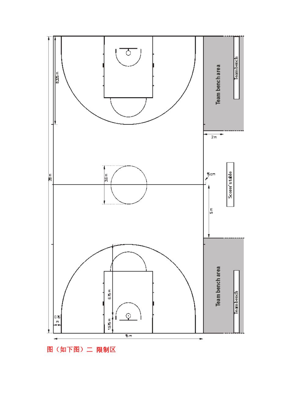 《篮球场尺寸图》word版.doc_第2页