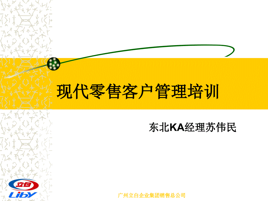 立白现代零售客户管理零售业态介绍_第1页