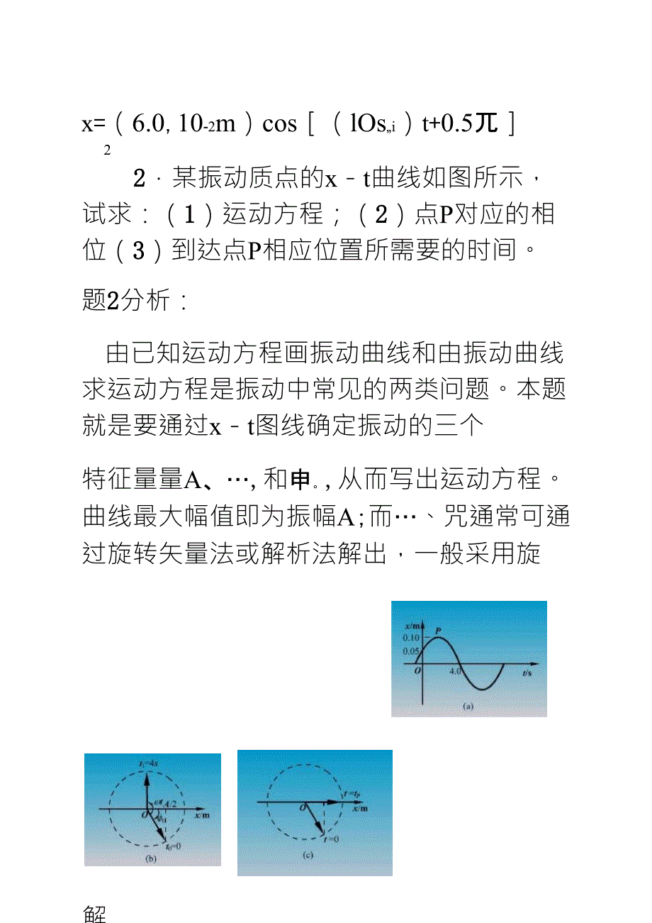 大学物理习题及解答(振动与波、波动光学)_第4页