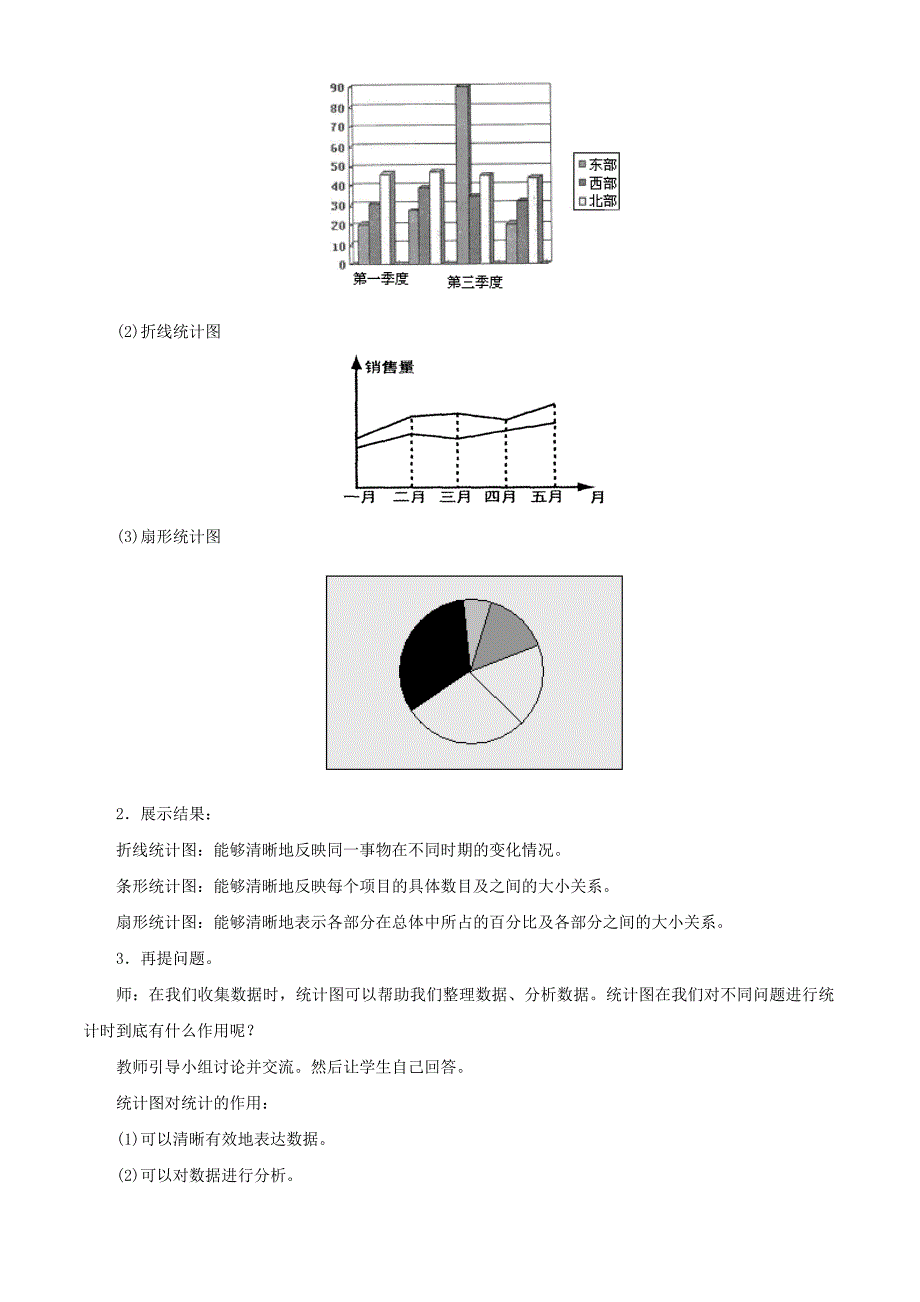 六年级数学上册 6.3 统计图的选择教学设计 鲁教版五四学制_第3页