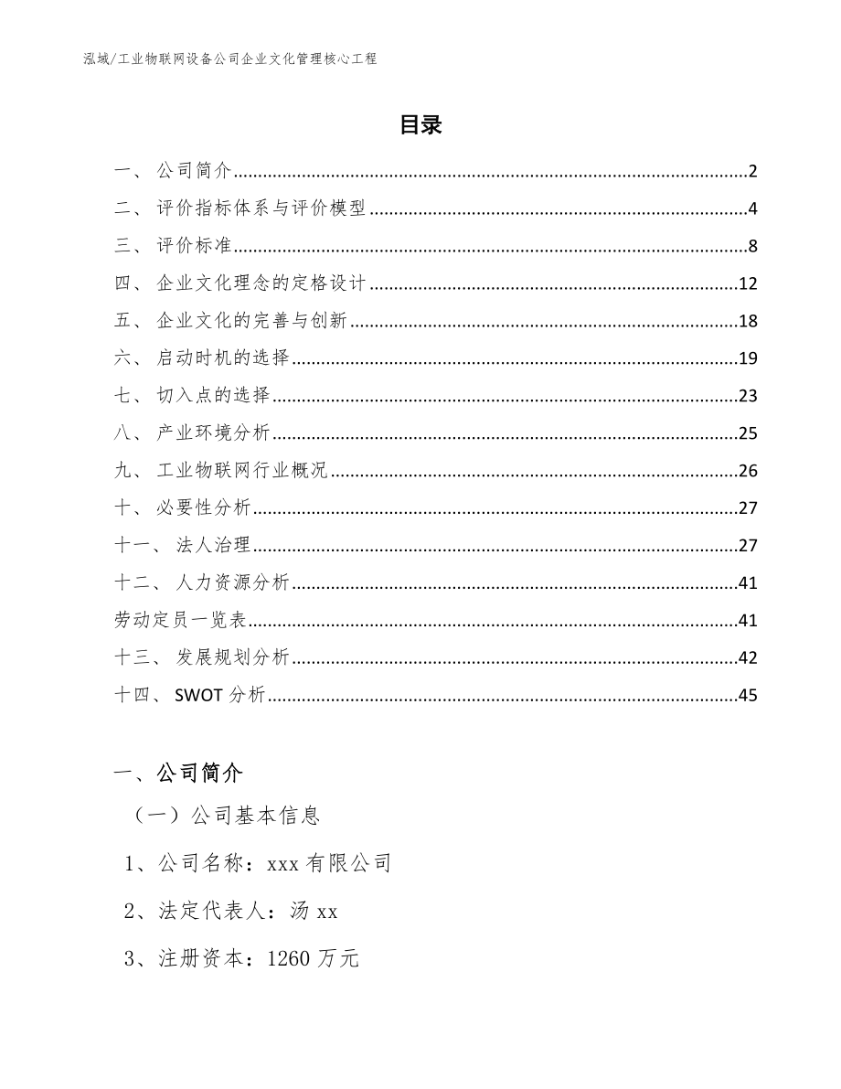 工业物联网设备公司企业文化管理核心工程【范文】_第2页