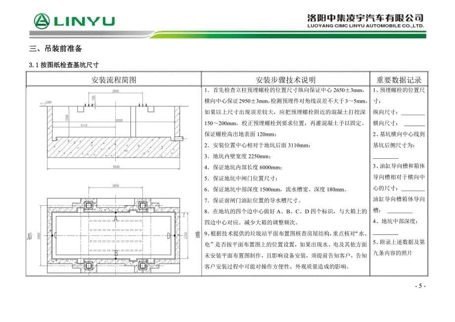 CLY100T系列垃圾压缩中转站安装控制.docx_第5页