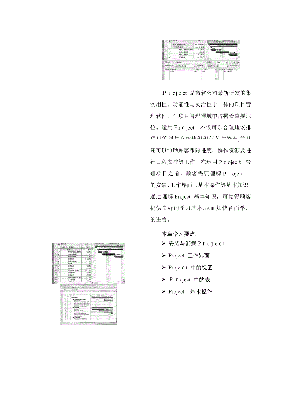 Project+基础应用知识_第1页