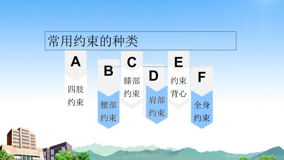 约束带的规范使用讲课课件_第4页