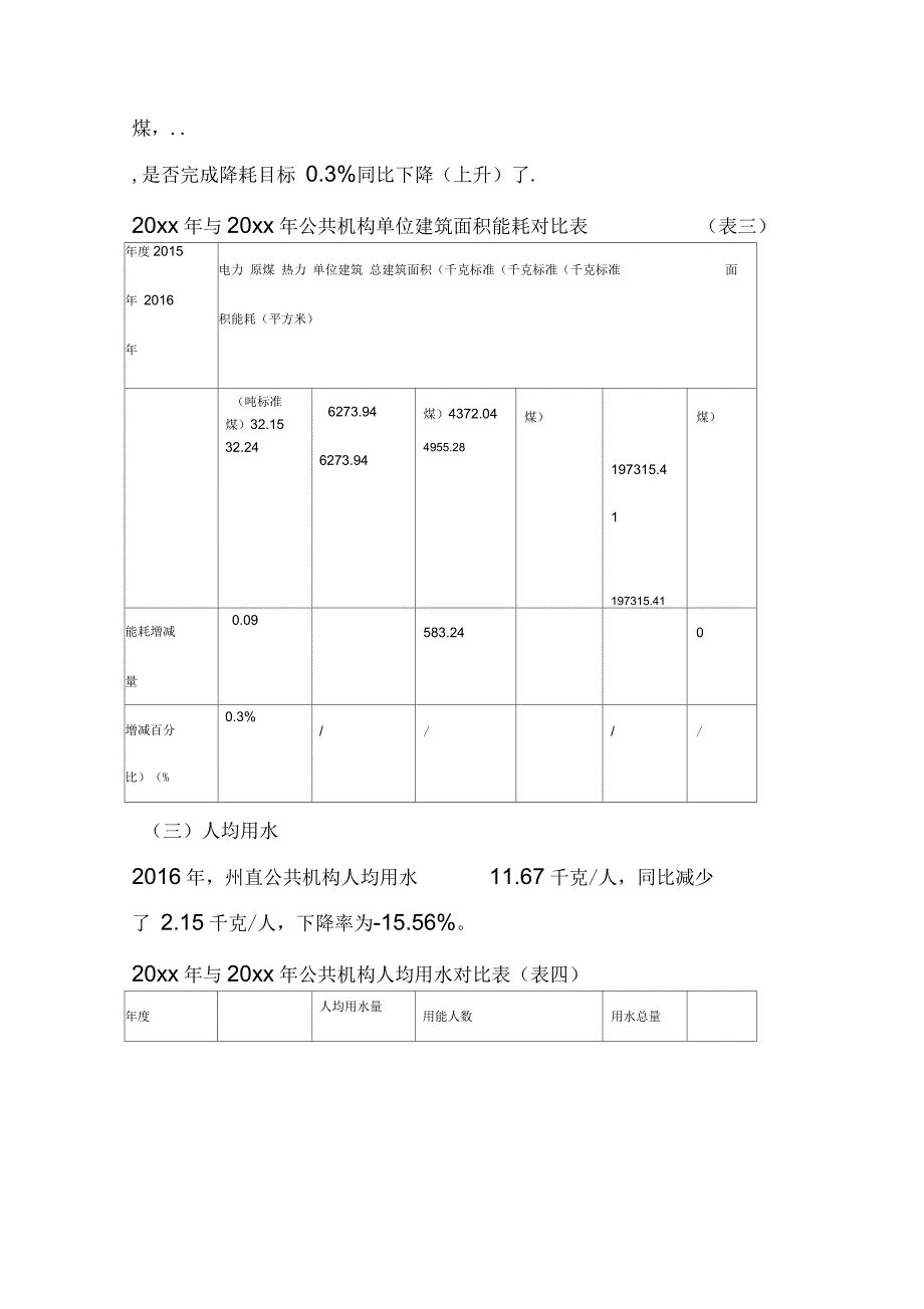 公共机构能源资源消耗统计分析报告模板_第3页