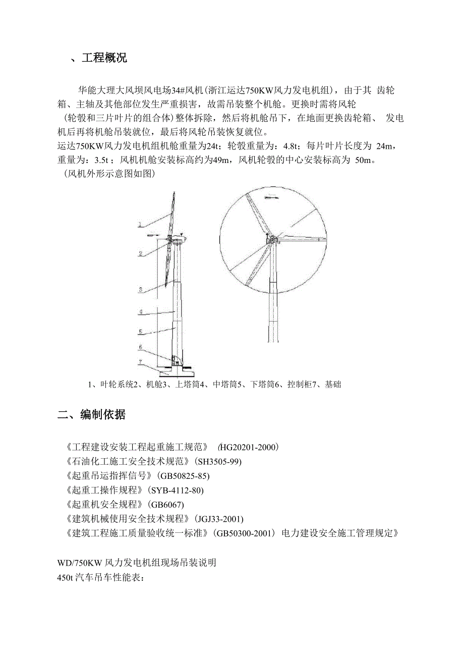 华能大风坝风场运达750KW风机检修方案_第4页