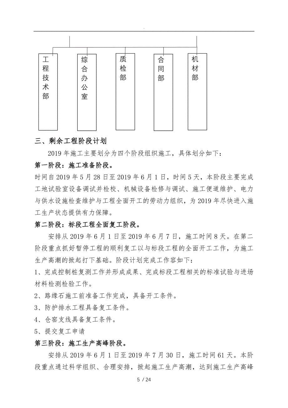 剩余工程施工组织计划_第5页