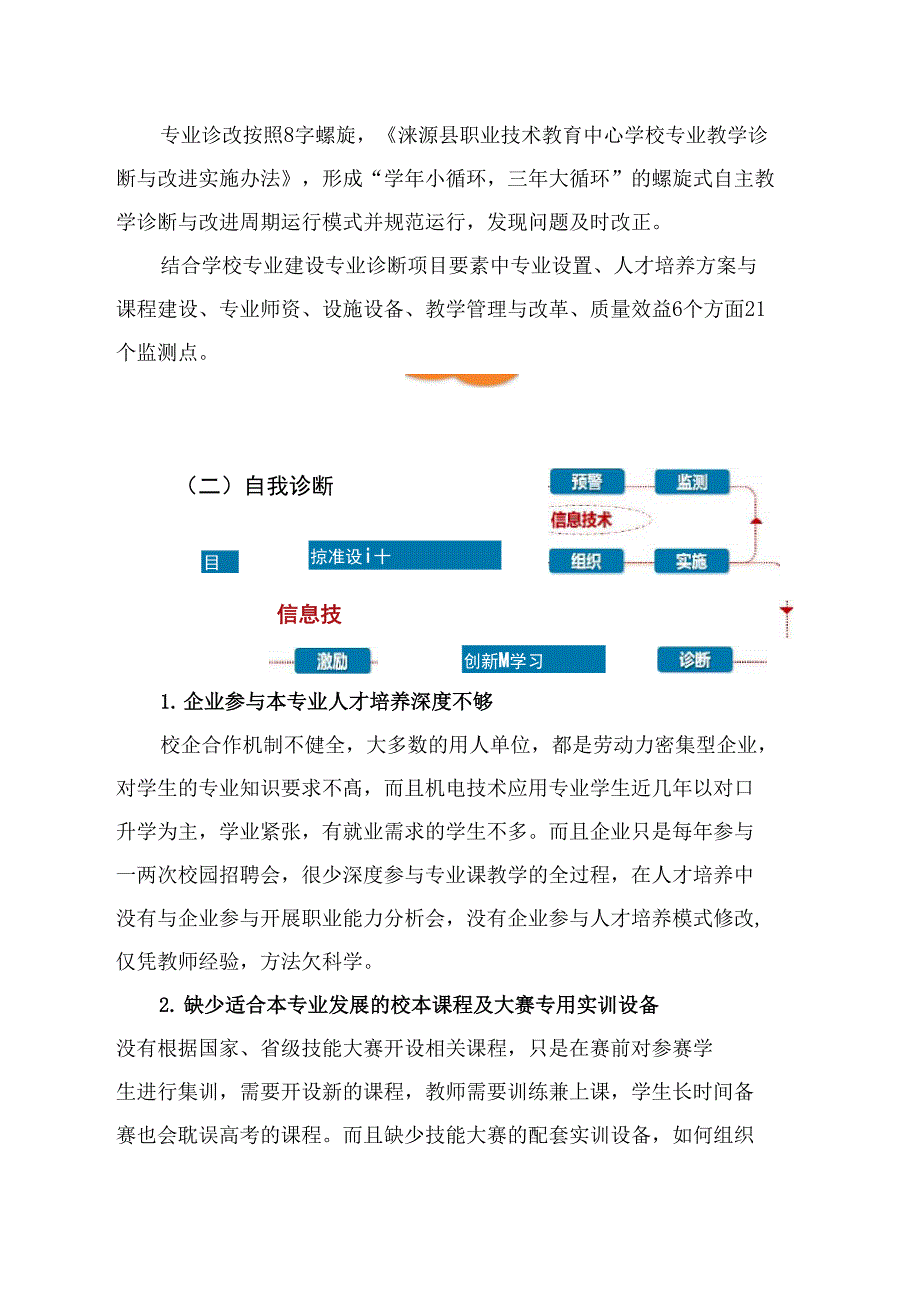 中等职业学校机电技术应用专业诊改报告_第3页