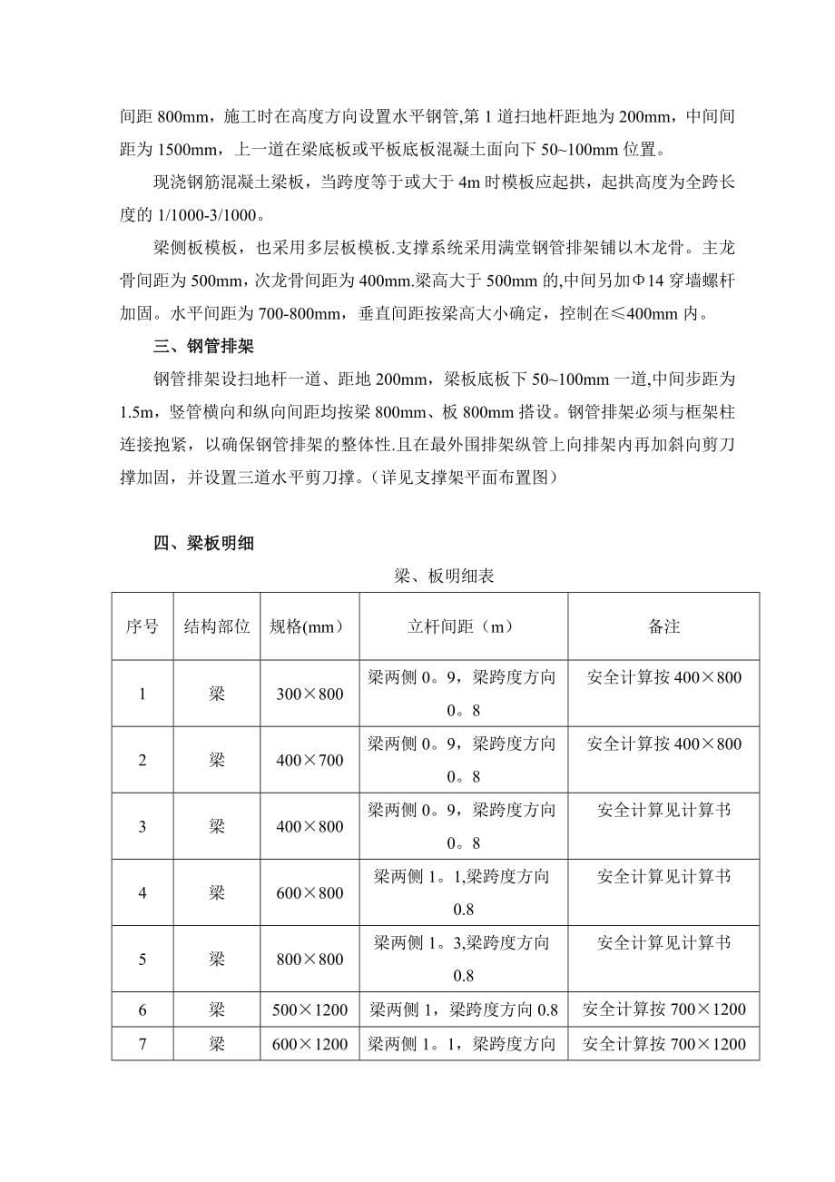 【施工方案】高支模板施工方案(新)_第5页