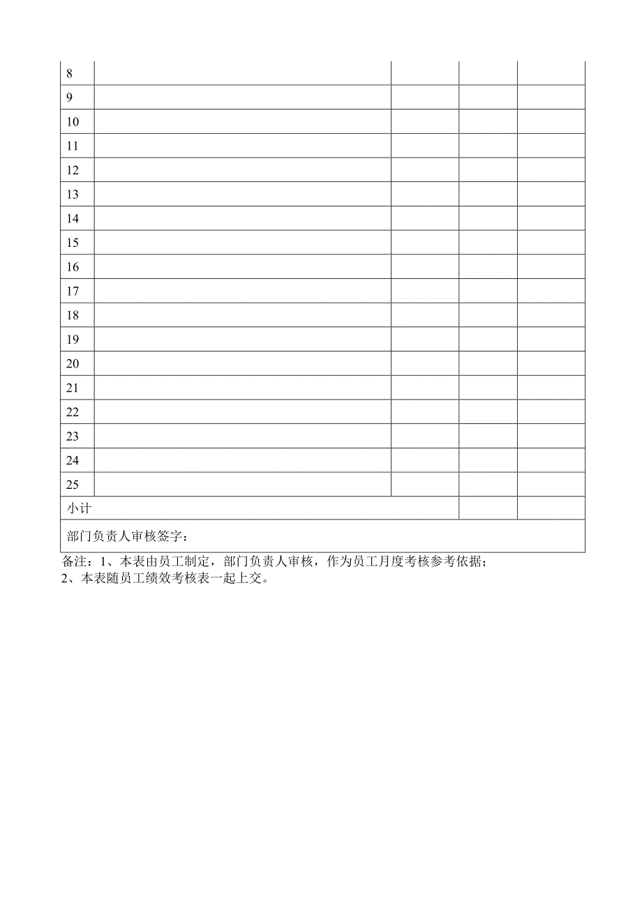 全套公司绩效考核办法(附表格)_第4页