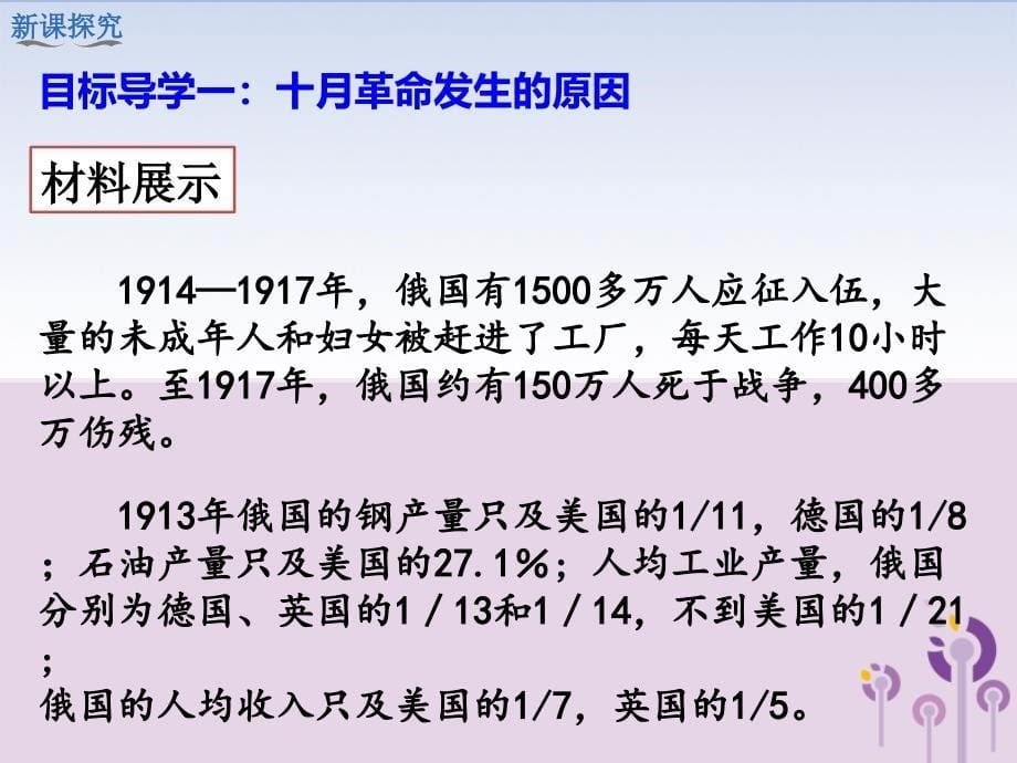 九年级历史下册第三单元第一次世界大战和战后初期的世界第9课列宁与十月革命教学课件新人教版_第5页