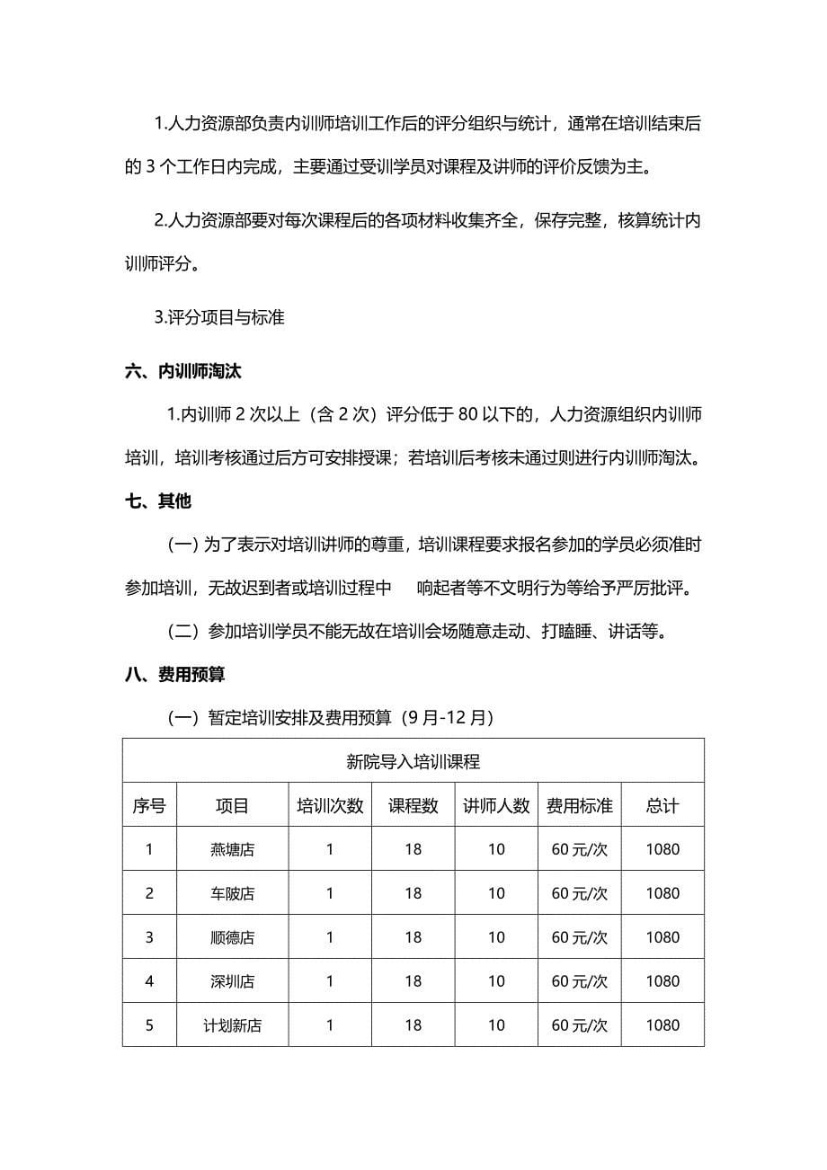 企业内部讲师管理激励制度_第5页