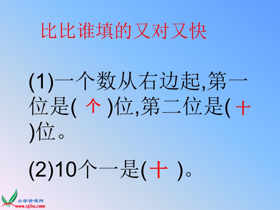 苏教版一年级数学下册课件认识整十数_第3页