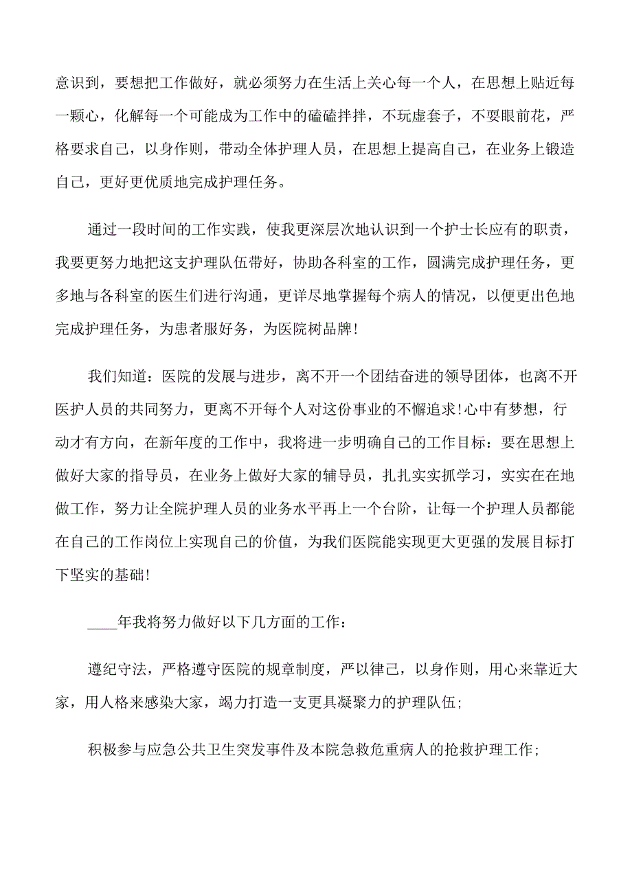 副护士长个人工作述职报告_第2页