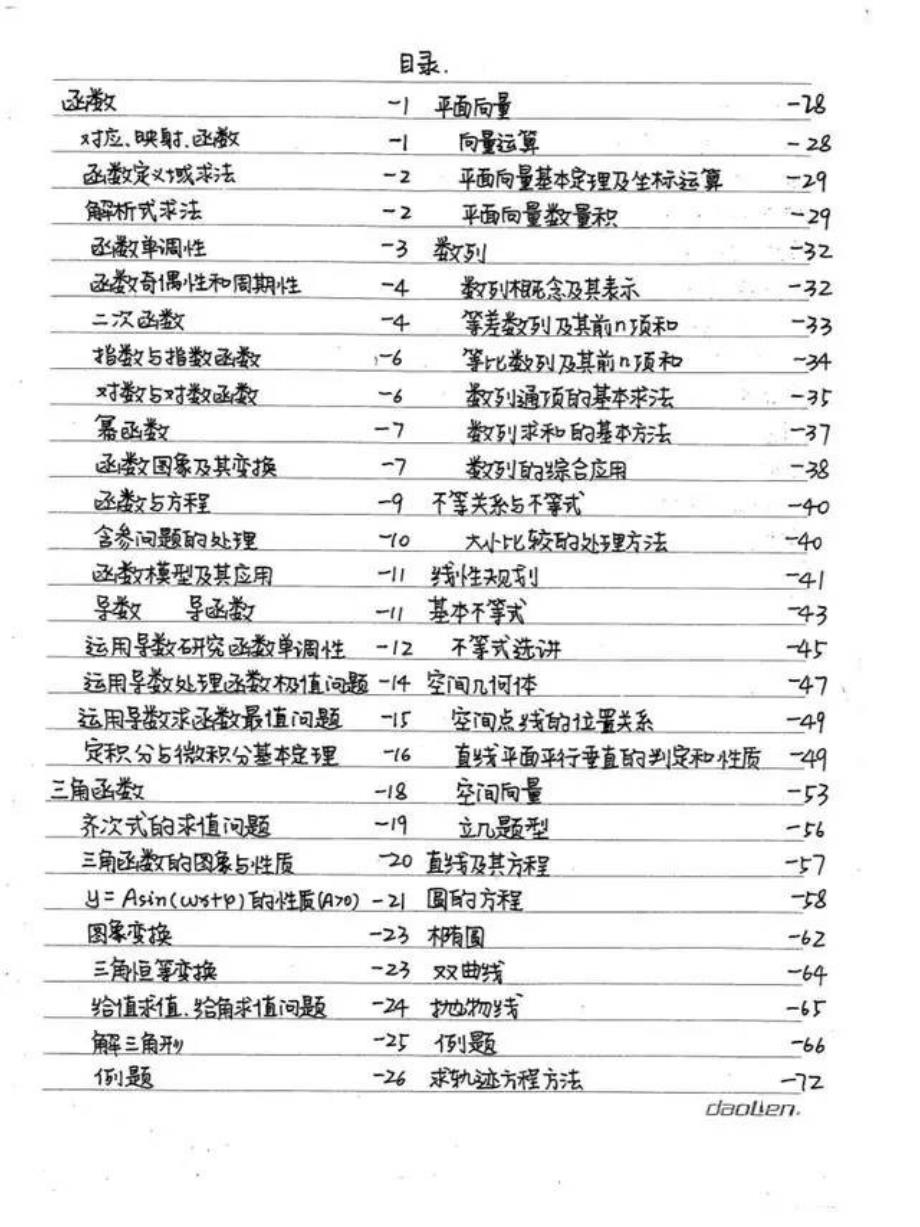 高中数学状元笔记_第2页