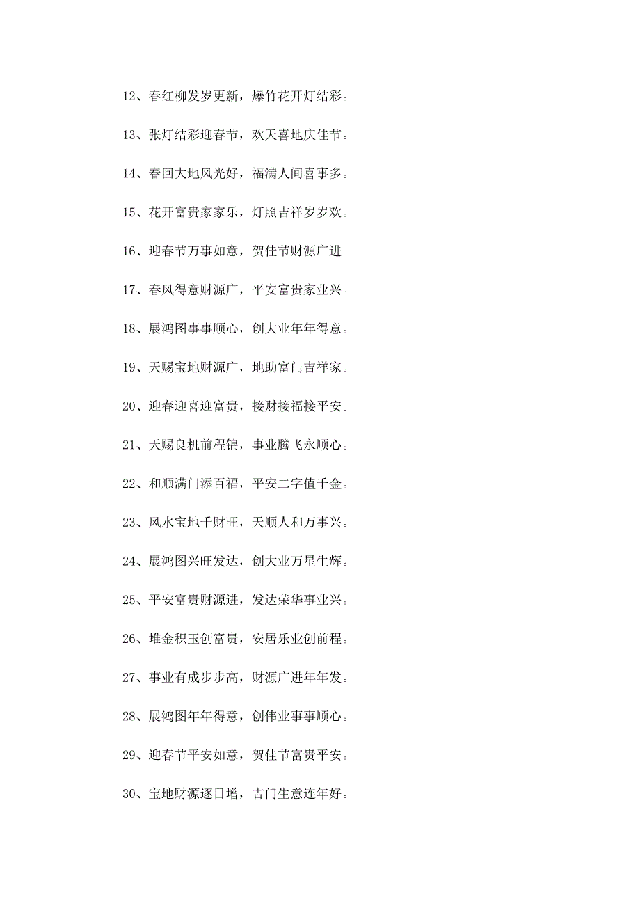 2023兔年春节家用对联80副_第4页