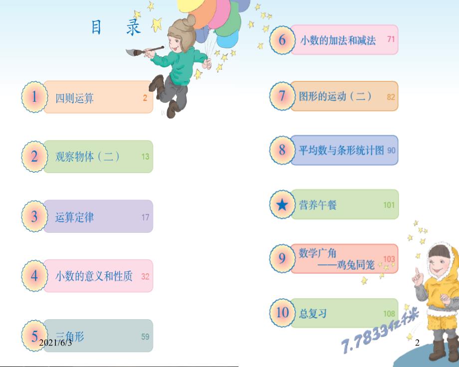 新人教版四年级下册数学教材最新解读_第2页