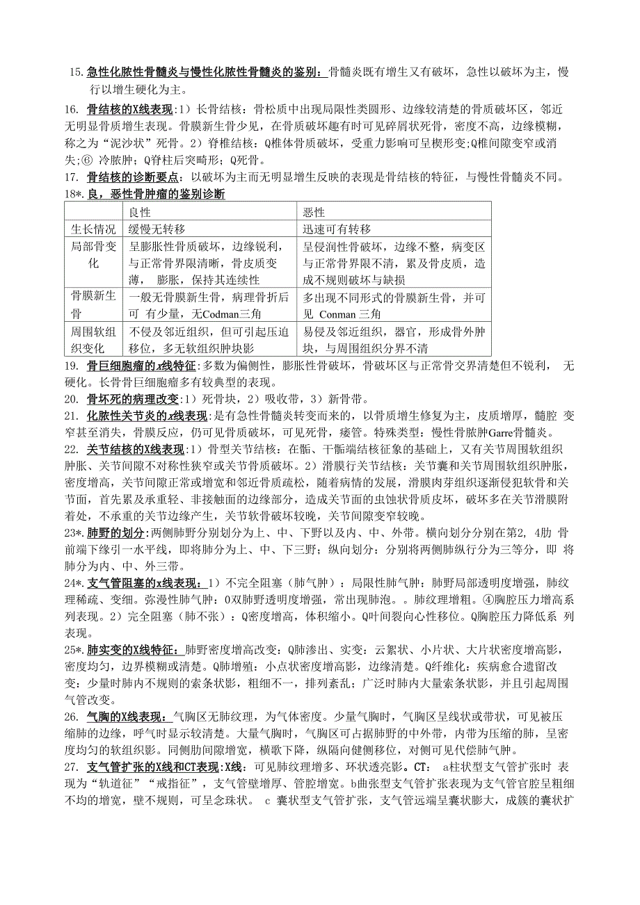 中西医临床影像学重点_第2页