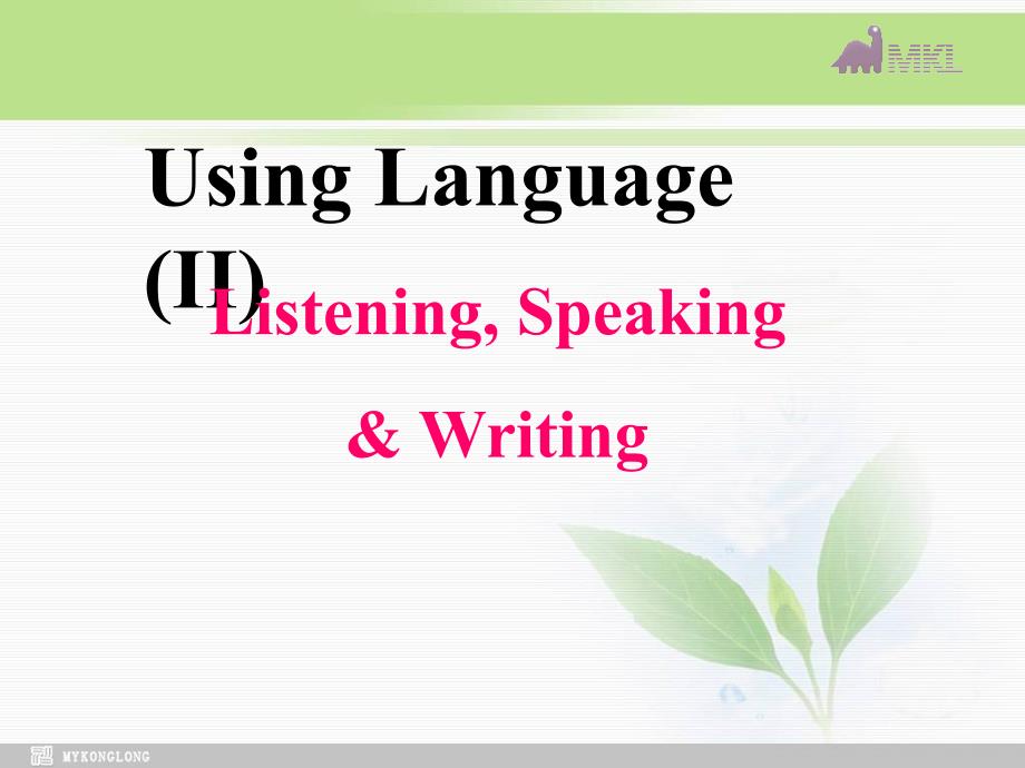 必修五 2.11Unit 2　Listening,speaking and writing_第2页