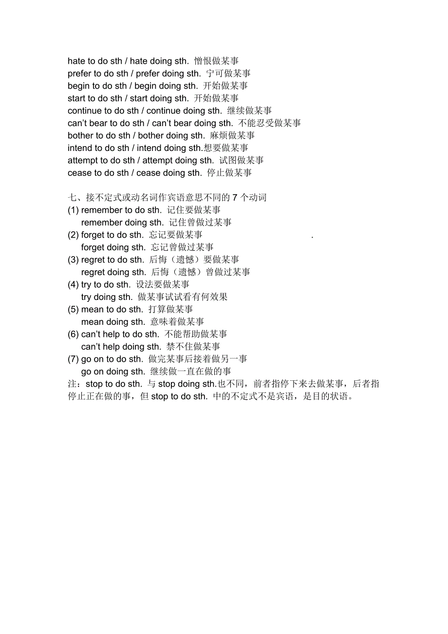 英语todo和doing的固定短语_第5页