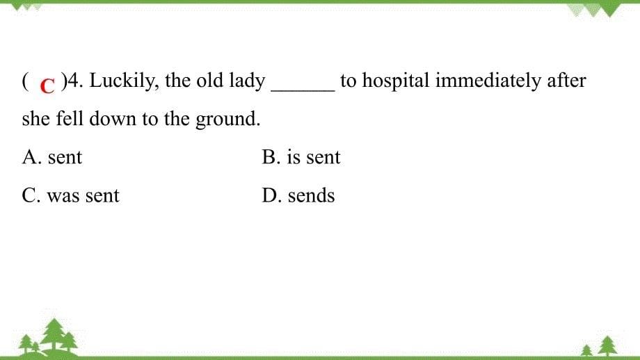 Module 8 Sports life Unit 3 Language in use习题课件(共37张PPT)_第5页