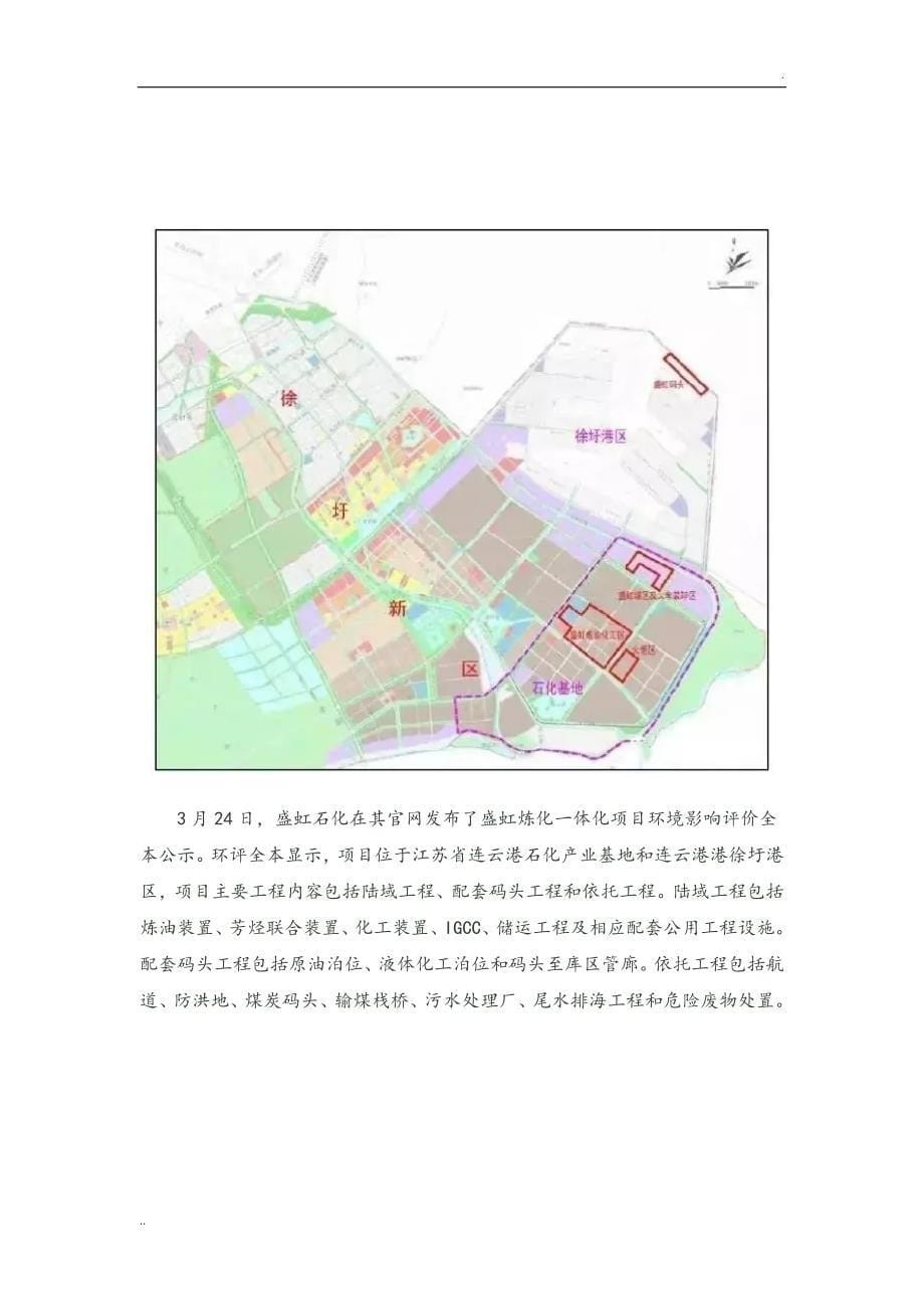 盛虹1600万吨炼化一体化项目建设内容_第5页