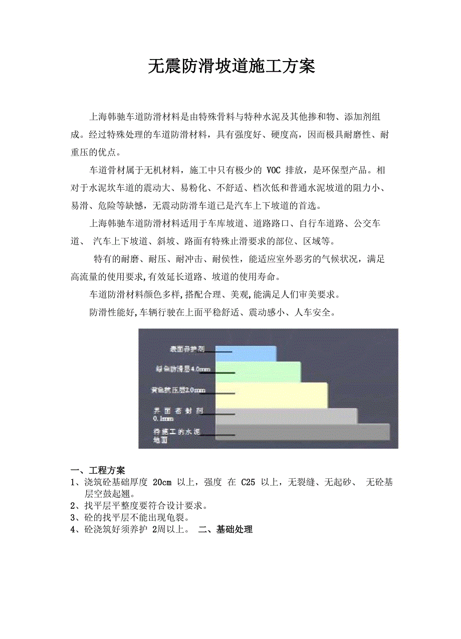 无震动防滑坡道施工方案_第2页