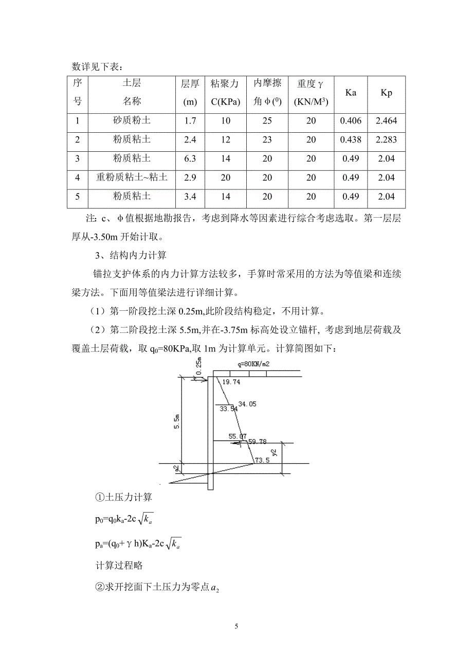 （精选施工方案大全）清华同方科技广场降水、支护、土方方案_第5页