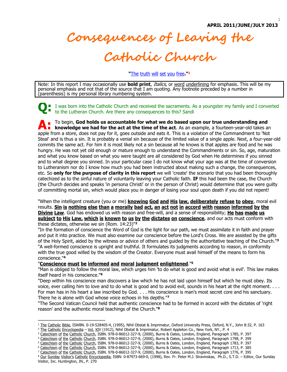 Consequences of Leaving the Catholic Church离开天主教会的后果_第1页