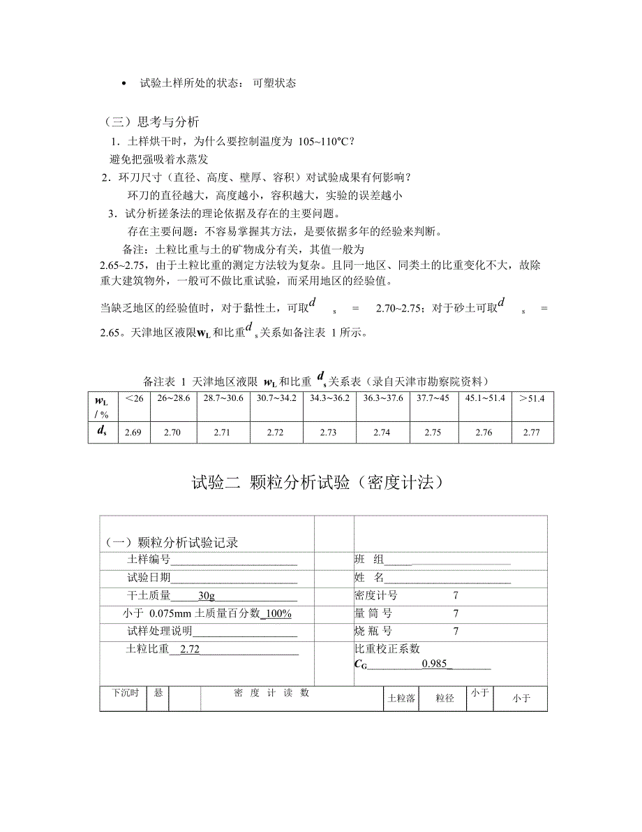 土力学实验报告_第4页