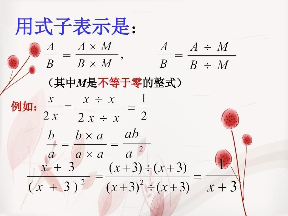 八年级数学下册5.2分式的基本性质第1课时课件新版浙教版课件_第5页